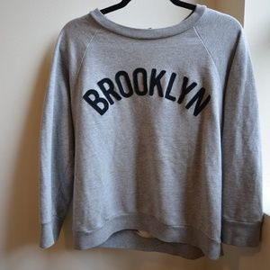Brooklyn JCrew grey Crewneck Sweater